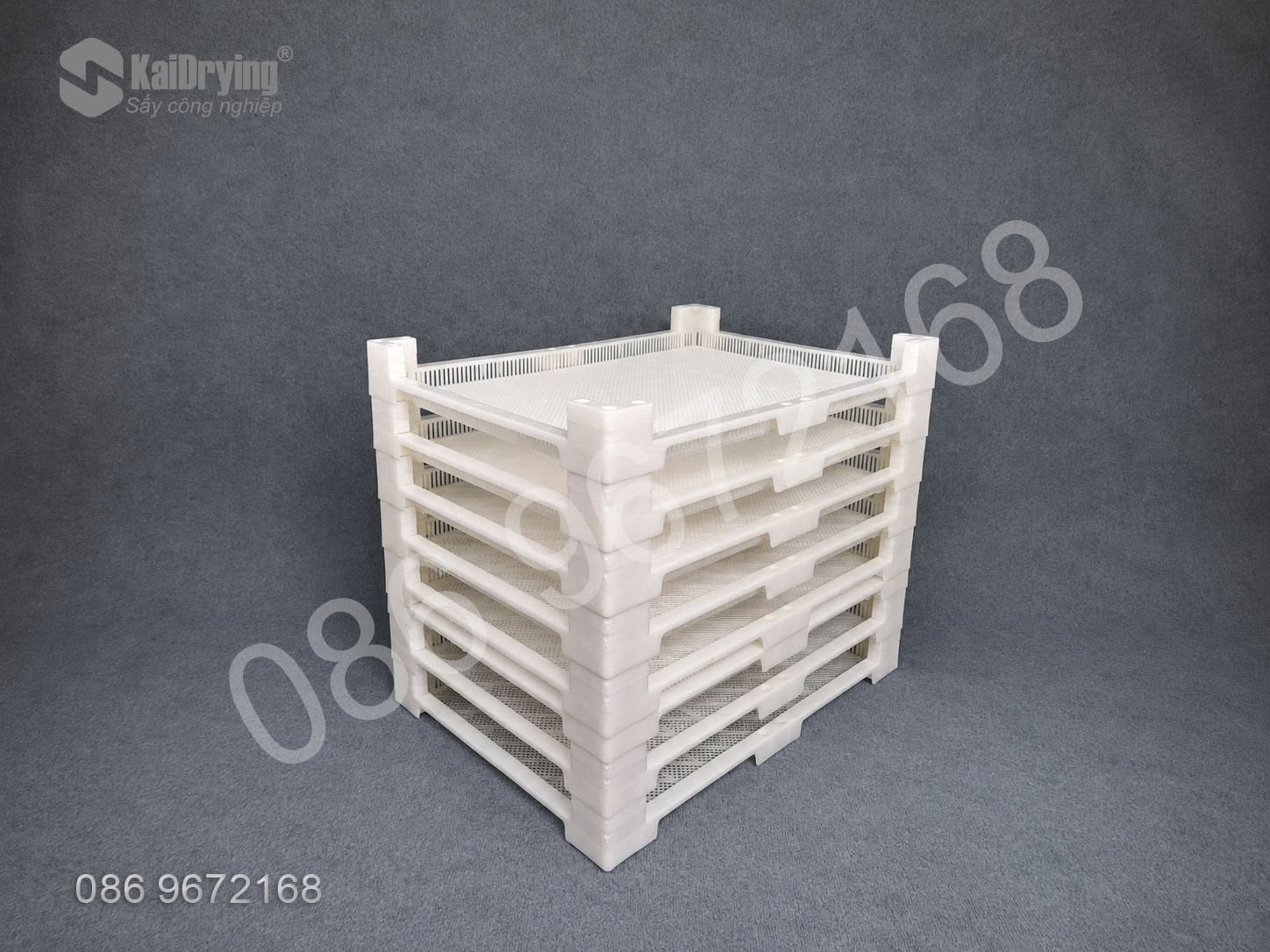 Khay sấy nhựa PP 76x50cm chuyên sấy nông sản, hoa quả
