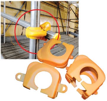 Nắp chụp khóa giàn giáo chống va đập – Nhựa dẻo an toàn công trình Nắp chụp khóa giàn giáo chống va đập – Nhựa dẻo an toàn công trình